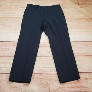 Fendi Dress Pants Mens 33x28 Navy Blue Wool Lined Classic Formal Trousers 48